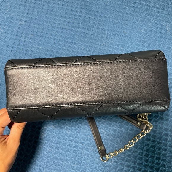 Kate Spade Black Quilted Leather Crossbody Bag - Picture 6 of 7